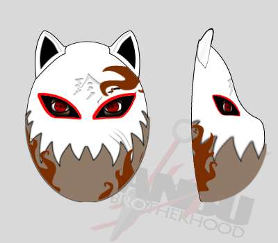 Your Custom ANBU Brotherhood K9 Mask (WHITE)