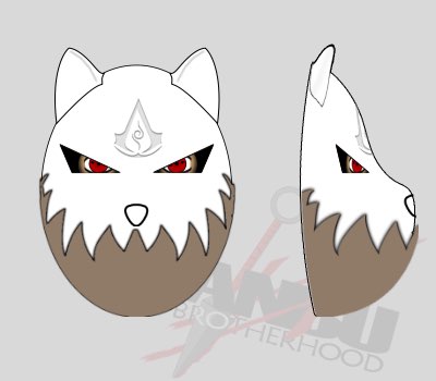 Your Custom ANBU Brotherhood K9 Mask (WHITE)