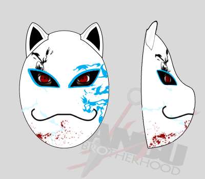 Your Custom ANBU Brotherhood K9 Mask (WHITE)