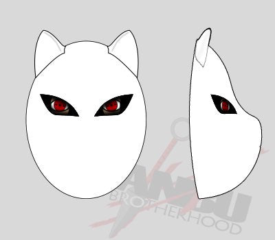 Your Custom ANBU Brotherhood K9 Mask (WHITE)