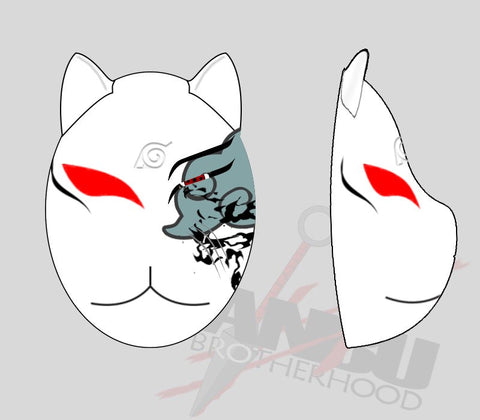 Your Custom ANBU Brotherhood K9 Mask (WHITE)