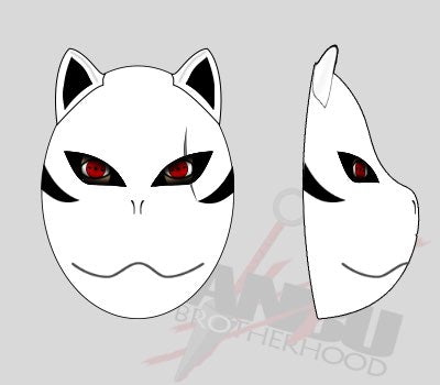 Your Custom ANBU Brotherhood K9 Mask (WHITE)