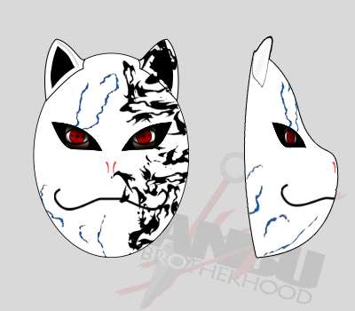 Your Custom ANBU Brotherhood K9 Mask (WHITE)