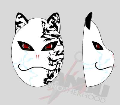 Your Custom ANBU Brotherhood K9 Mask (WHITE)