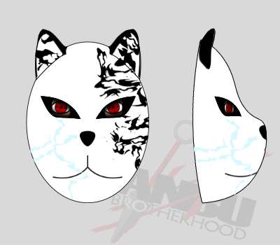 Your Custom ANBU Brotherhood K9 Mask (WHITE)