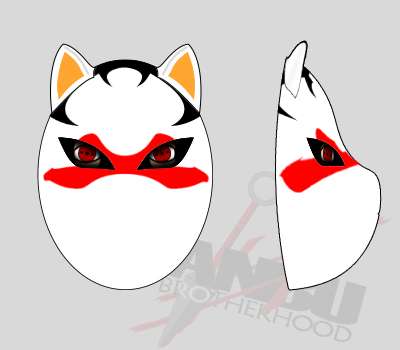 Your Custom ANBU Brotherhood K9 Mask (WHITE)
