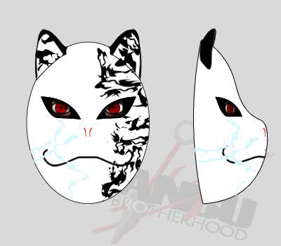 Your Custom ANBU Brotherhood K9 Mask (WHITE)