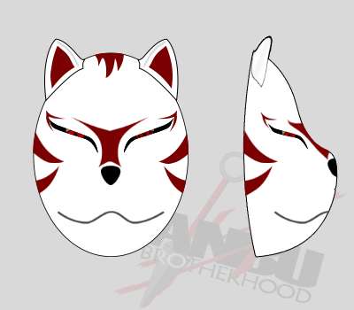 Your Custom ANBU Brotherhood K9 Mask (WHITE)