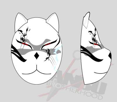Your Custom ANBU Brotherhood K9 Mask (WHITE)