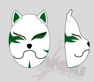 Your Custom ANBU Brotherhood K9 Mask (WHITE)