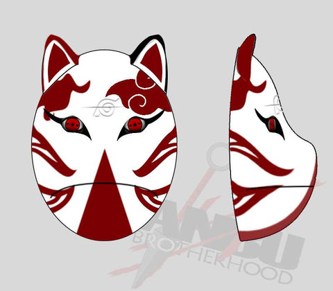 Your Custom ANBU Brotherhood K9 Mask (WHITE)