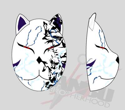 Your Custom ANBU Brotherhood K9 Mask (WHITE)