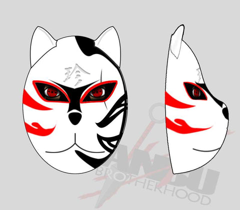 Your Custom ANBU Brotherhood K9 Mask (WHITE)