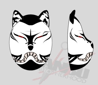 Your Custom ANBU Brotherhood K9 Mask (WHITE)