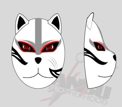 Your Custom ANBU Brotherhood K9 Mask (WHITE)