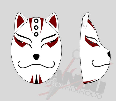 Your Custom ANBU Brotherhood K9 Mask (WHITE)