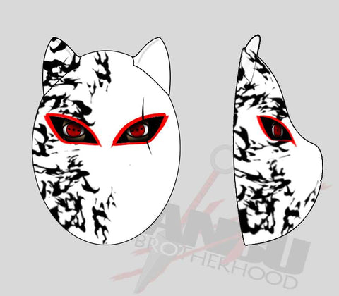 Your Custom ANBU Brotherhood K9 Mask (WHITE)