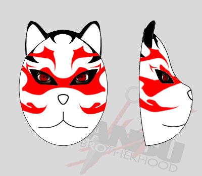 Your Custom ANBU Brotherhood K9 Mask (WHITE)