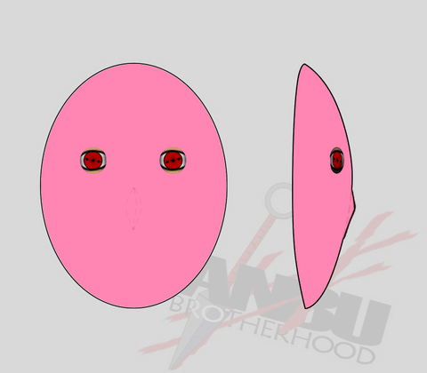 Bubble Gum Pink Faceless Mask Customizer